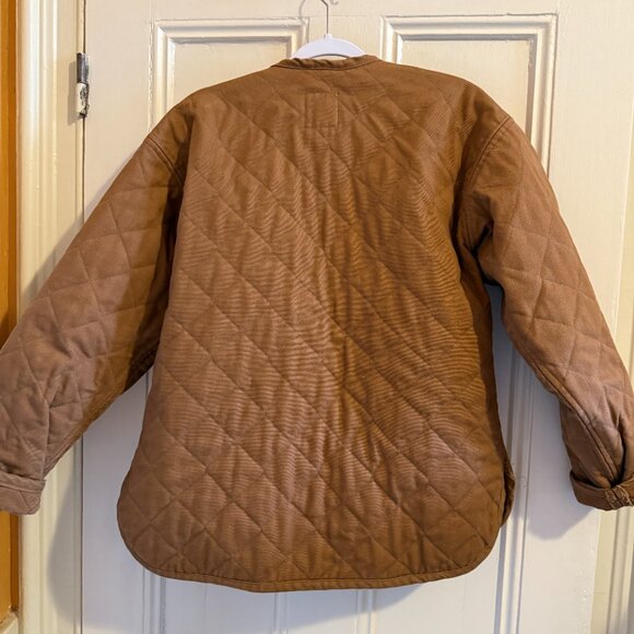Seek Shelter Quilted Milo Coat in Umber, size small - Picture 5 of 8